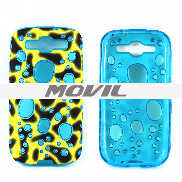 NP-2496 Burbujas de color funda para Samsung Galaxy S3 I9300-5